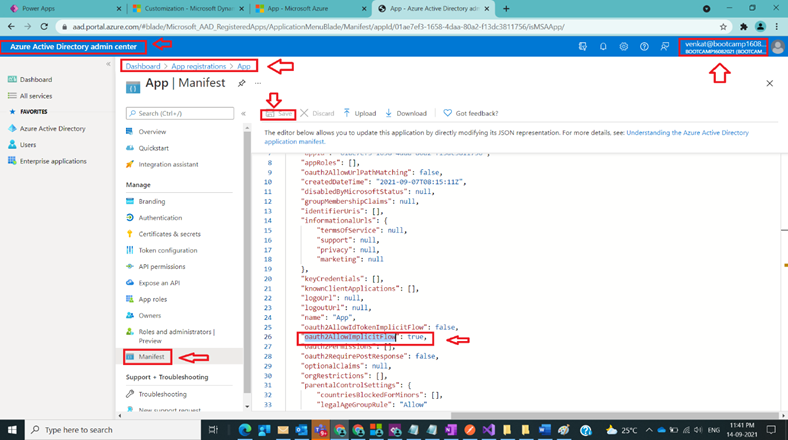 Connect Dynamics CRM with Postman Tool Environment